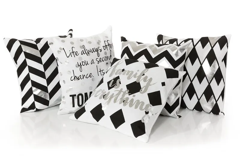 POSZEWKA NELA 2 40 X 40 CM BIAŁY - EU_143473