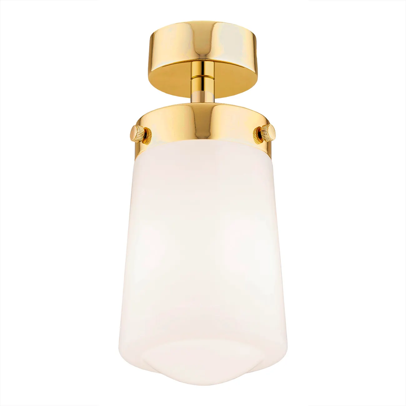 Plafon PASADENA mosiądz biały 26x12cm Plafon PASADENA mosiądz biały 26x12cm