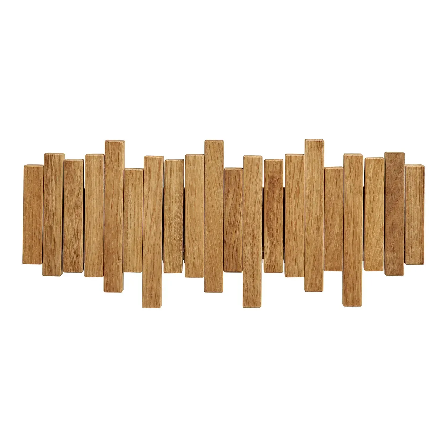 Wieszak na ubrania CALTRA 3x40x18cm dąb naturalny - 4494055