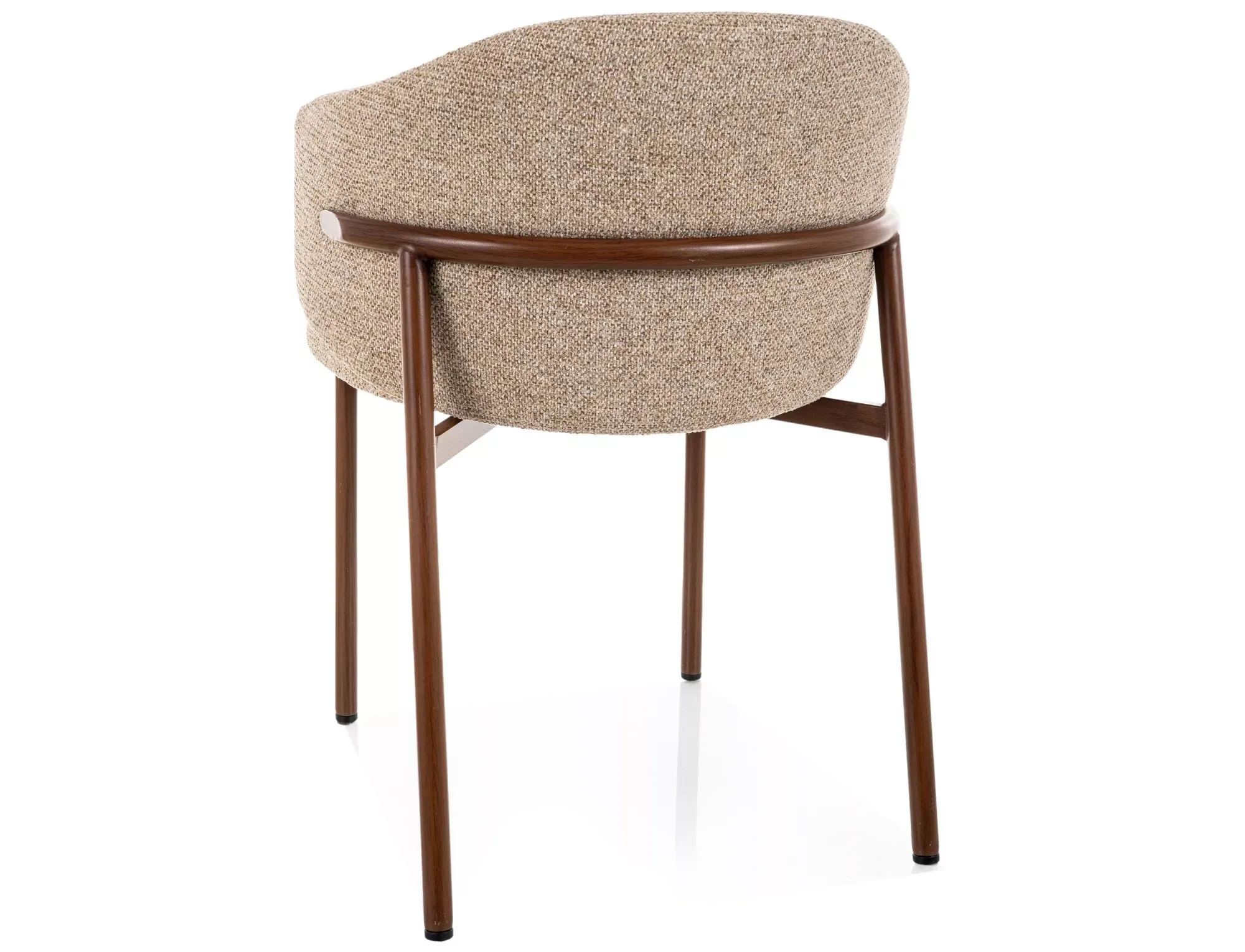 Krzesło OSAKA D TAP. 253 beżowy orzech - OSAKADORBE