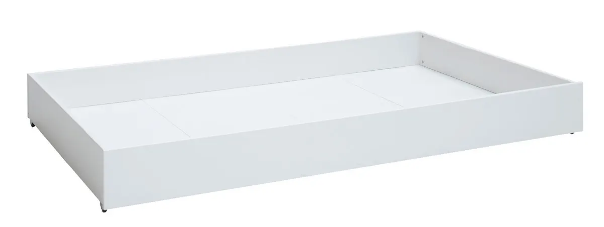 Łóżko dziecięce domek 120x200 BEACH HOUSE drewniane z barierką i akcesoriami - BEACHHOUSE1208