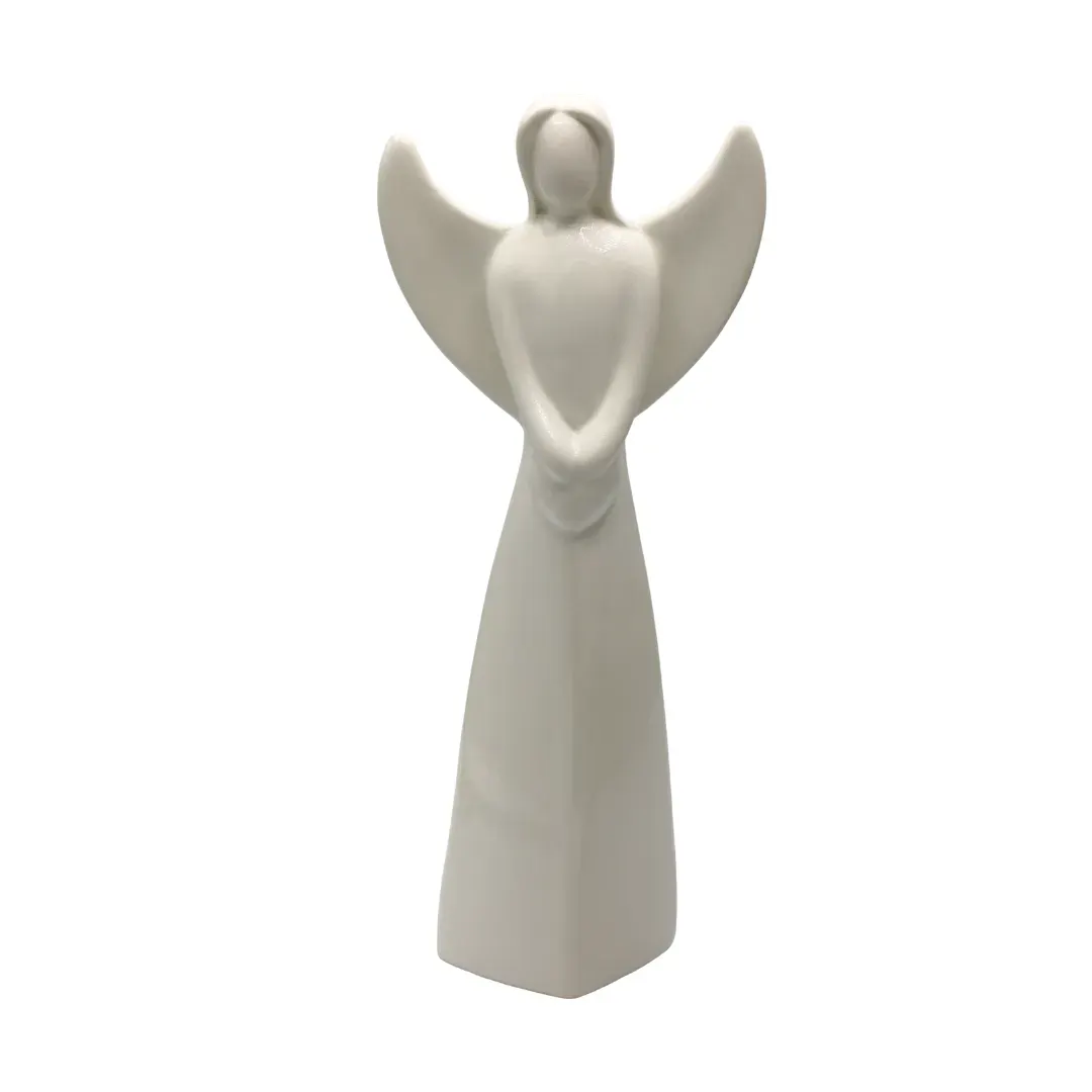 ANIOŁ ceramiczny SUGAR WHITE duży