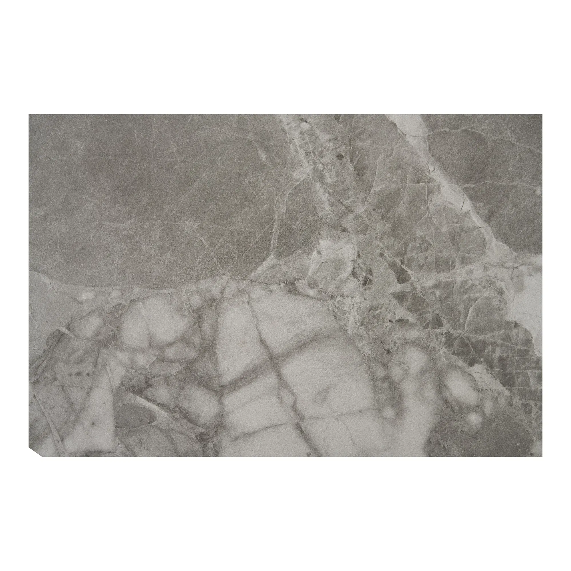 Stolik kawowy okragły BRITO FI 60 - szary efekt marmuru, czarny - 2102170