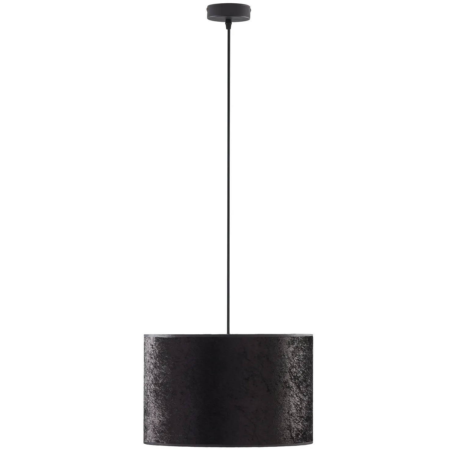 Lampa wisząca TERCINO czarna okrągła ze złotym wnętrzem 170x50cm