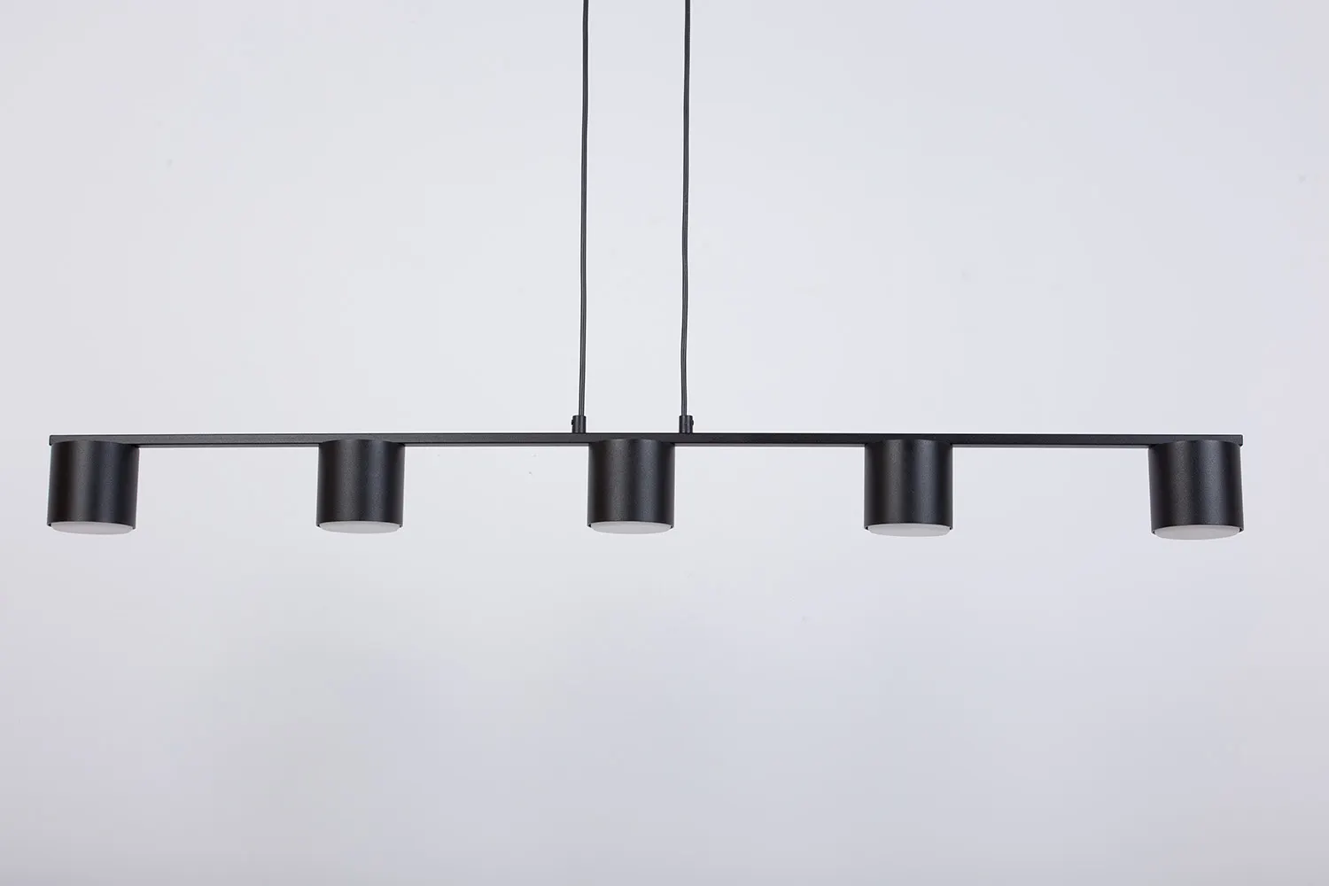 Lampa wisząca stalowa MILA 5 czarna - SI_41345