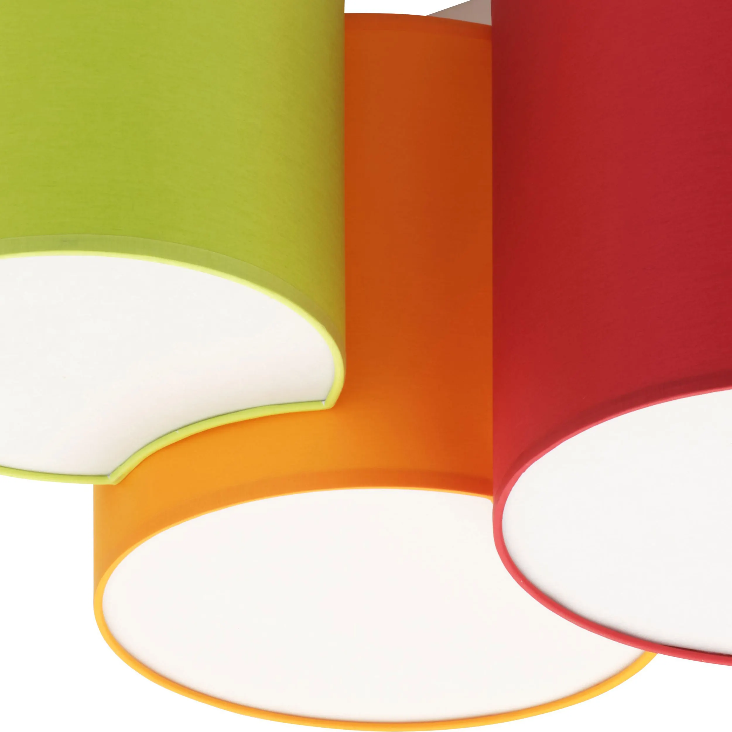 Lampa sufitowa MONA KIDS wielokolorowa żółta zielona pomarańczowa czerwona niebieska 83x48x29cm - TK_3277