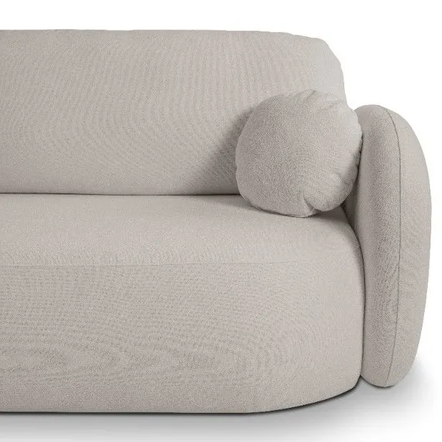 Narożnik rozkładany z pojemnikiem OLIO SICURIO 248 cm lewostronny jasnoszary - OLIO_NAR_SICURIO65_L