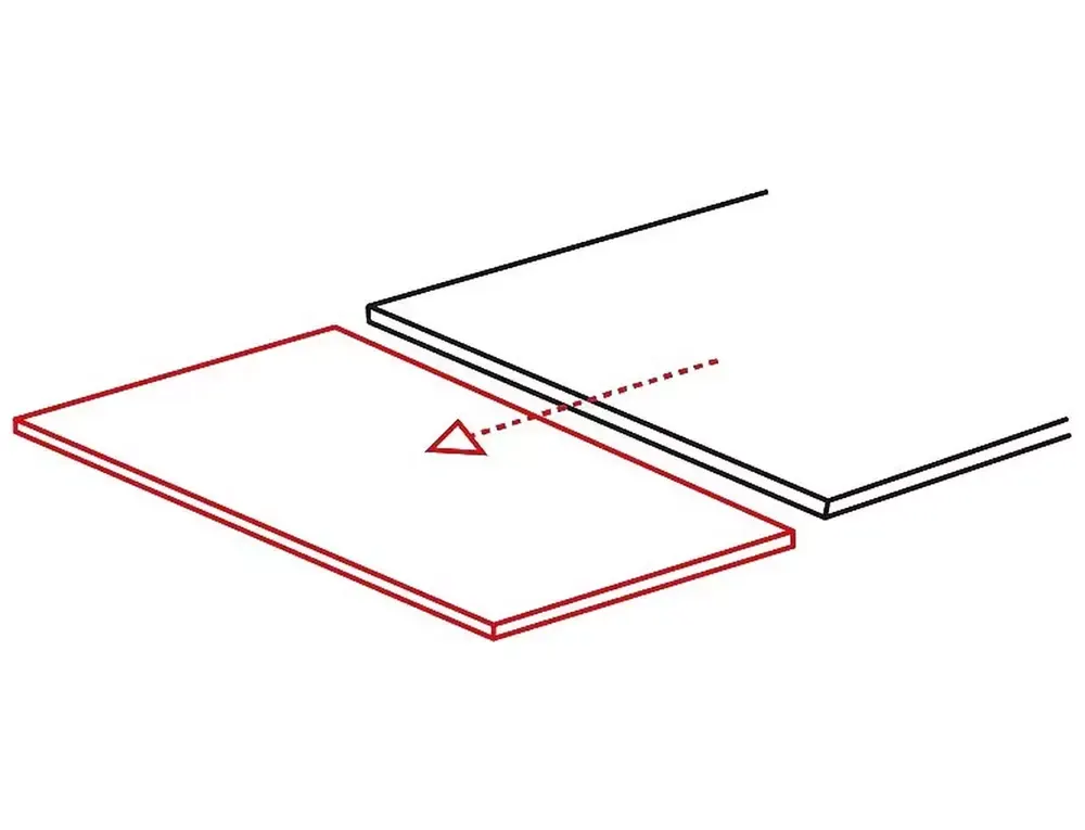 Stół rozkładany DIUNA CERAMIC 90x160(240) cm Sahara Noir czarny - DIUNACC160