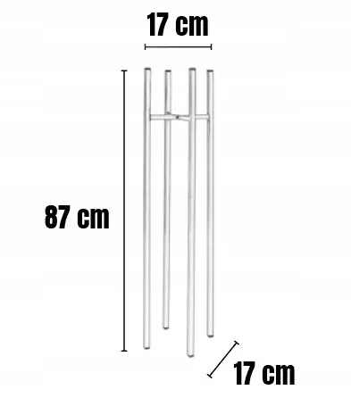 Kwietnik-stojak na donice CHOLET M metalowy złoty - LD_TZ000137