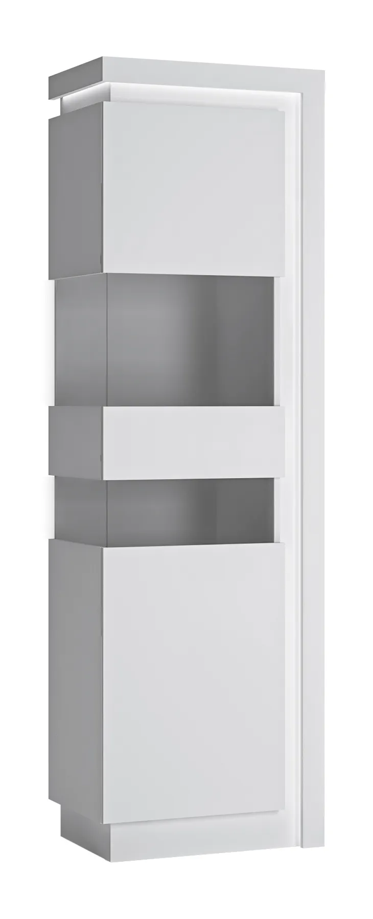 WITRYNA WYSOKA Z OŚWIETLENIEM LYON BIAŁY LYOV03L BIAŁY ALPIN/BIAŁY HG