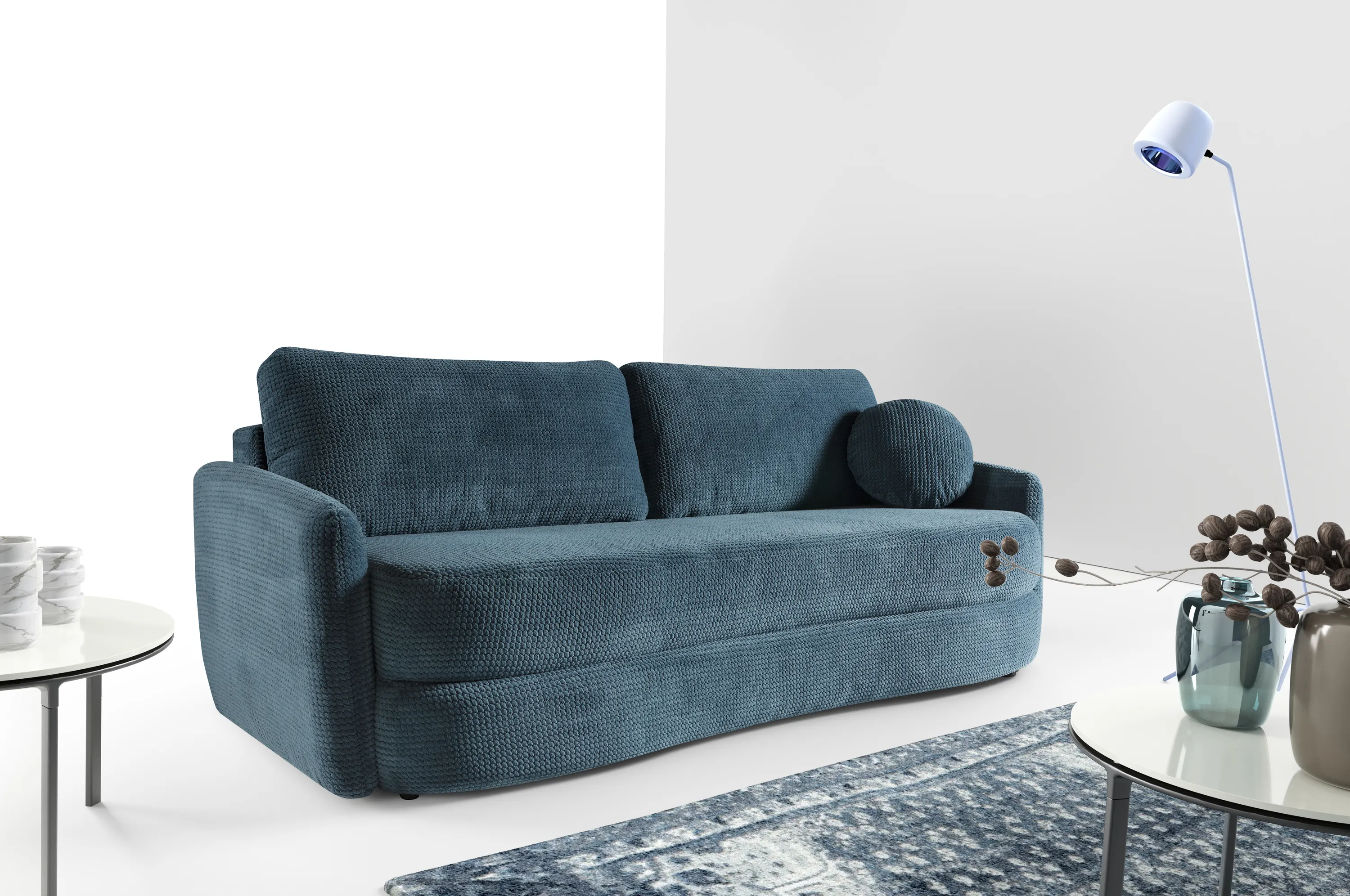 Sofa z funkcją spania Diana Muse 11 grafitowa - DIANA_MUSE_11