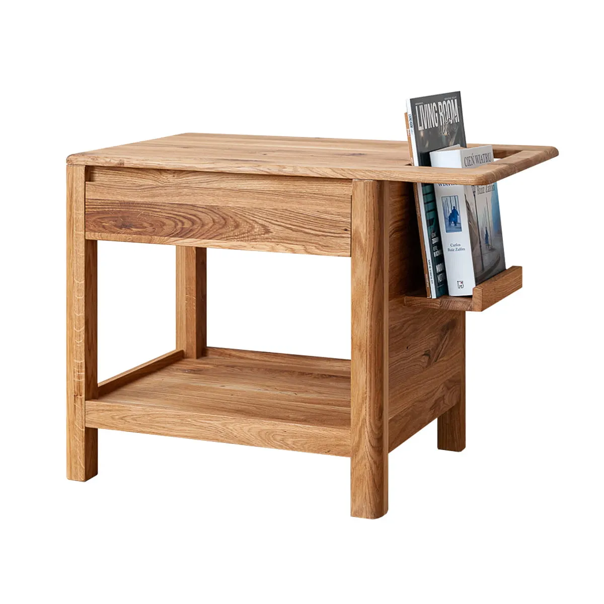 Stolik - gazetownik dębowy GIALO - dąb olejowany Stolik - gazetownik dębowy GIALO - dąb olejowany