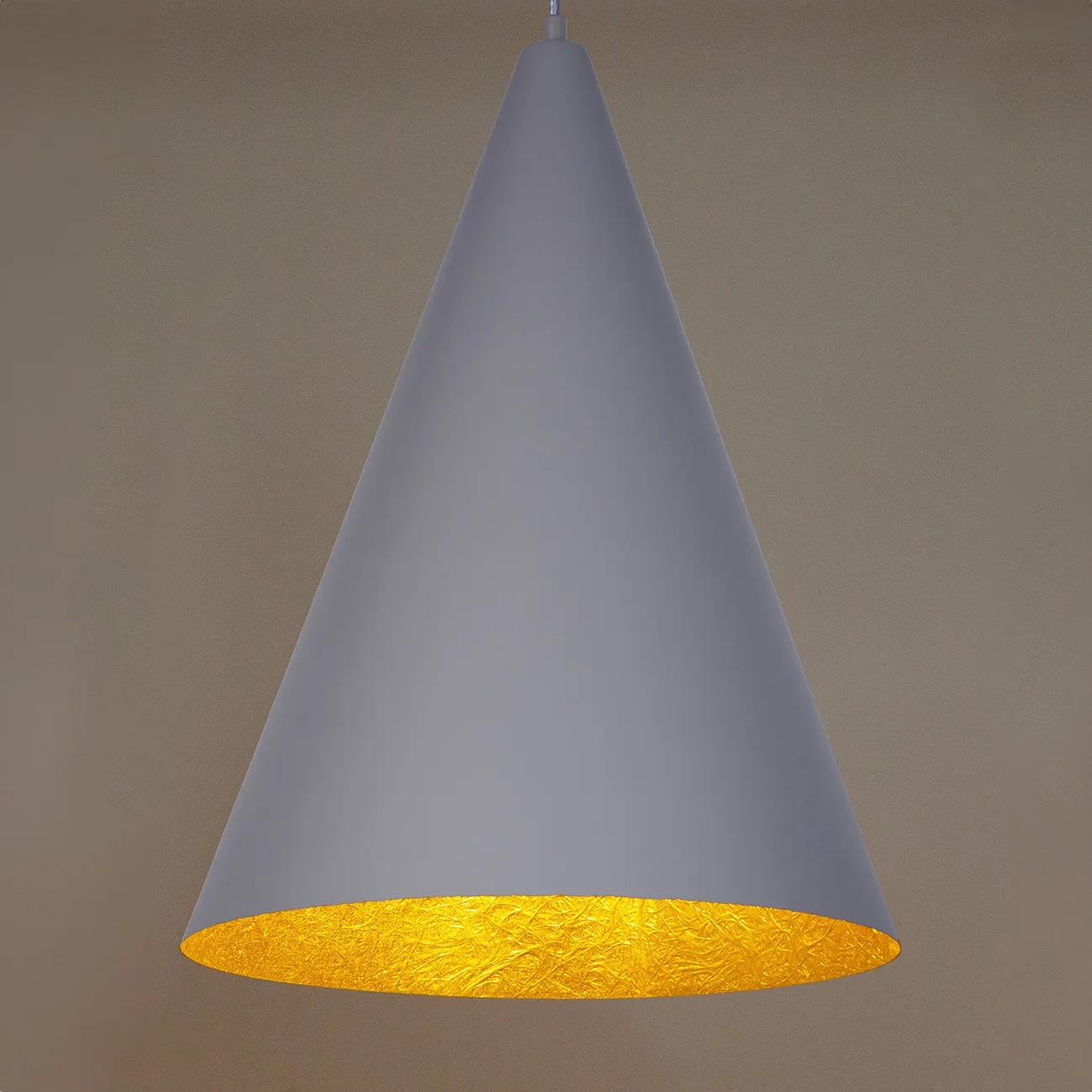 Lampa wisząca VESUVIO S szaro-złota - SI_41046