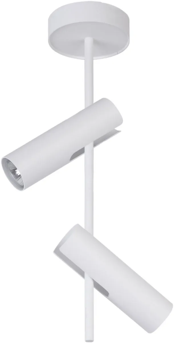 Plafon LEDA 2 reflektory białe Plafon LEDA 2 reflektory białe