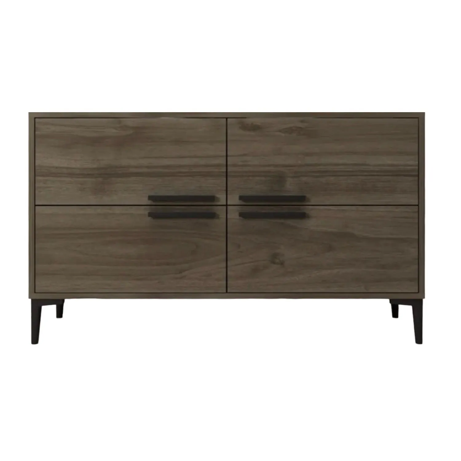 Szafka RTV 4-drzwiowa CTN 120 cm orzech Meble, Szafka, kredens, Komoda, Szuflada