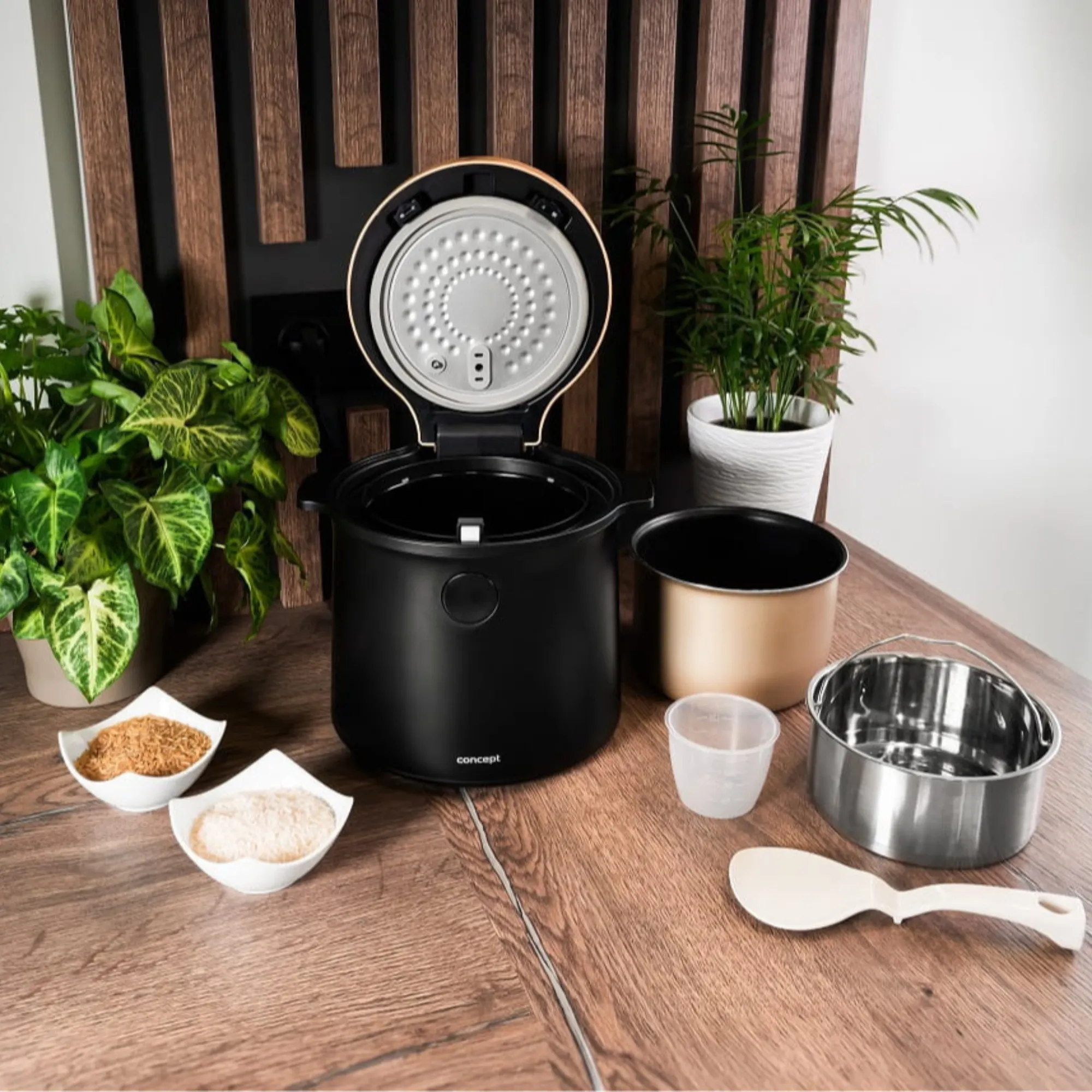 elektryczny slow cooker, szybkowar, garnek z pokrywą, zestaw do gotowania, akcesoria do gotowania