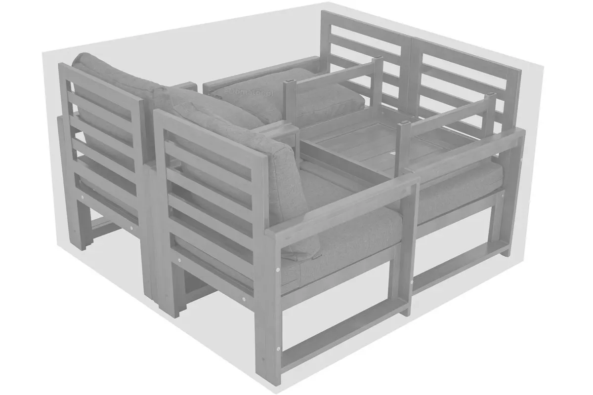 Pokrowiec na meble CORFU SET i BOX 150x150x82 cm - FE5906948110656