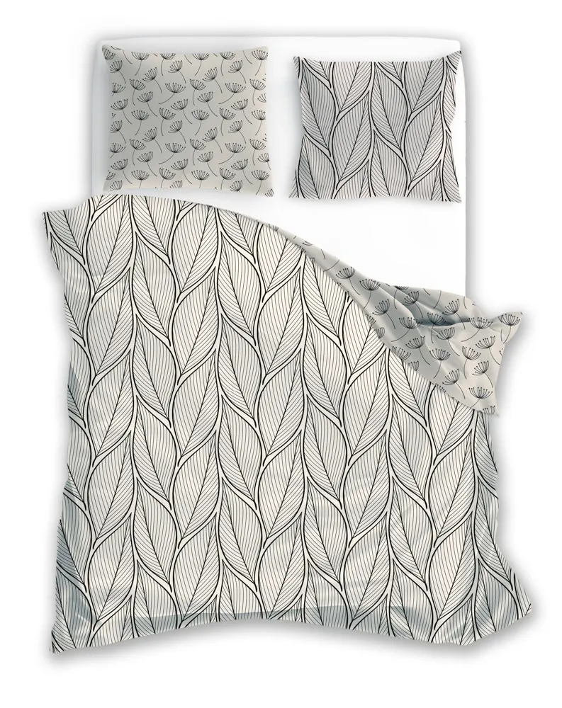 Pościel komplet PURE COTTON 004 bawełna 160X200+2x70X80 wielokolorowy Poduszka, Wystrój domu, płótno, Koc