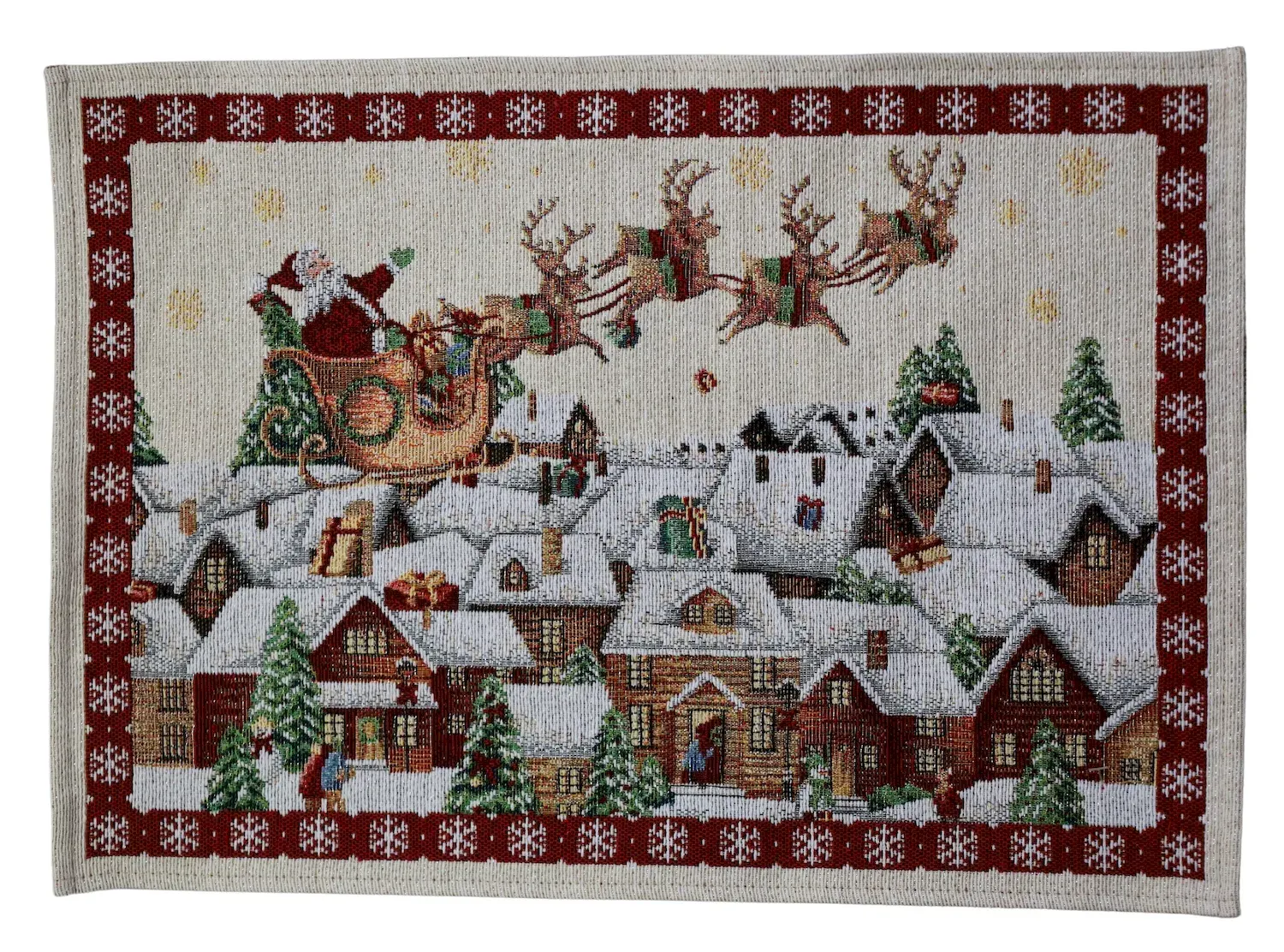 Podkładka świąteczna 33x48 z wzorem 980 wielokolorowy Podkładka świąteczna 33x48 z wzorem 980 wielokolorowy