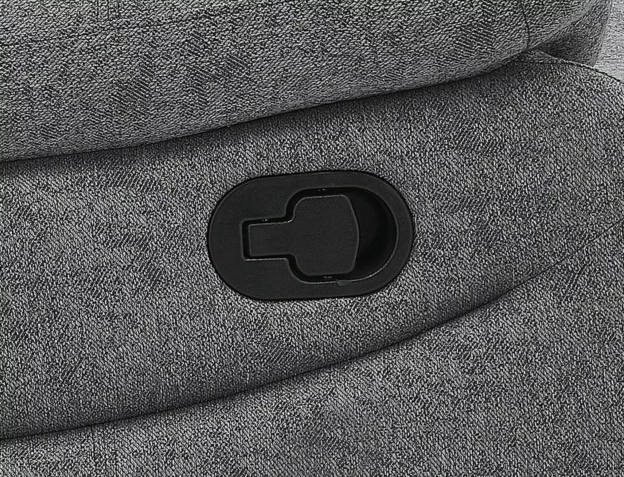 Fotel rozkładany z podłokietnikami NERON duży szary - NERONSZ