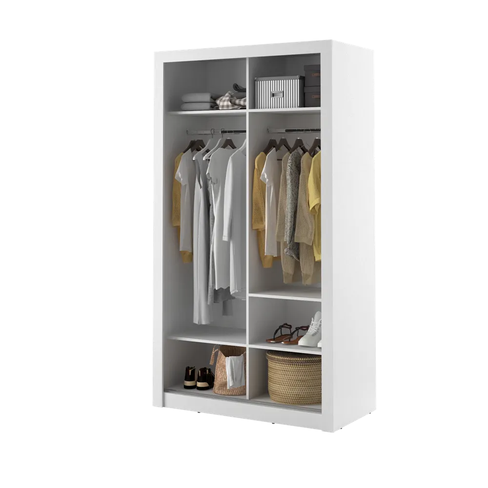 Szafa 2-drzwiowa ARTI AR-06 120cm biała - AR6BI