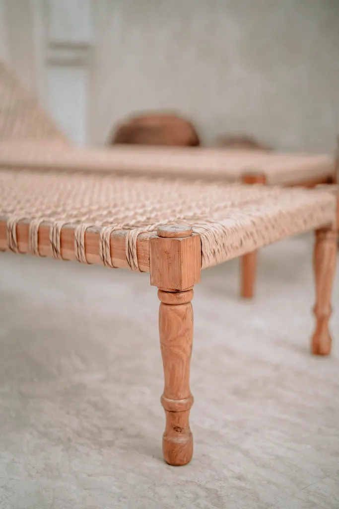 LEŻAK PAMELA DRZEWO TEKOWE - MMNL01P