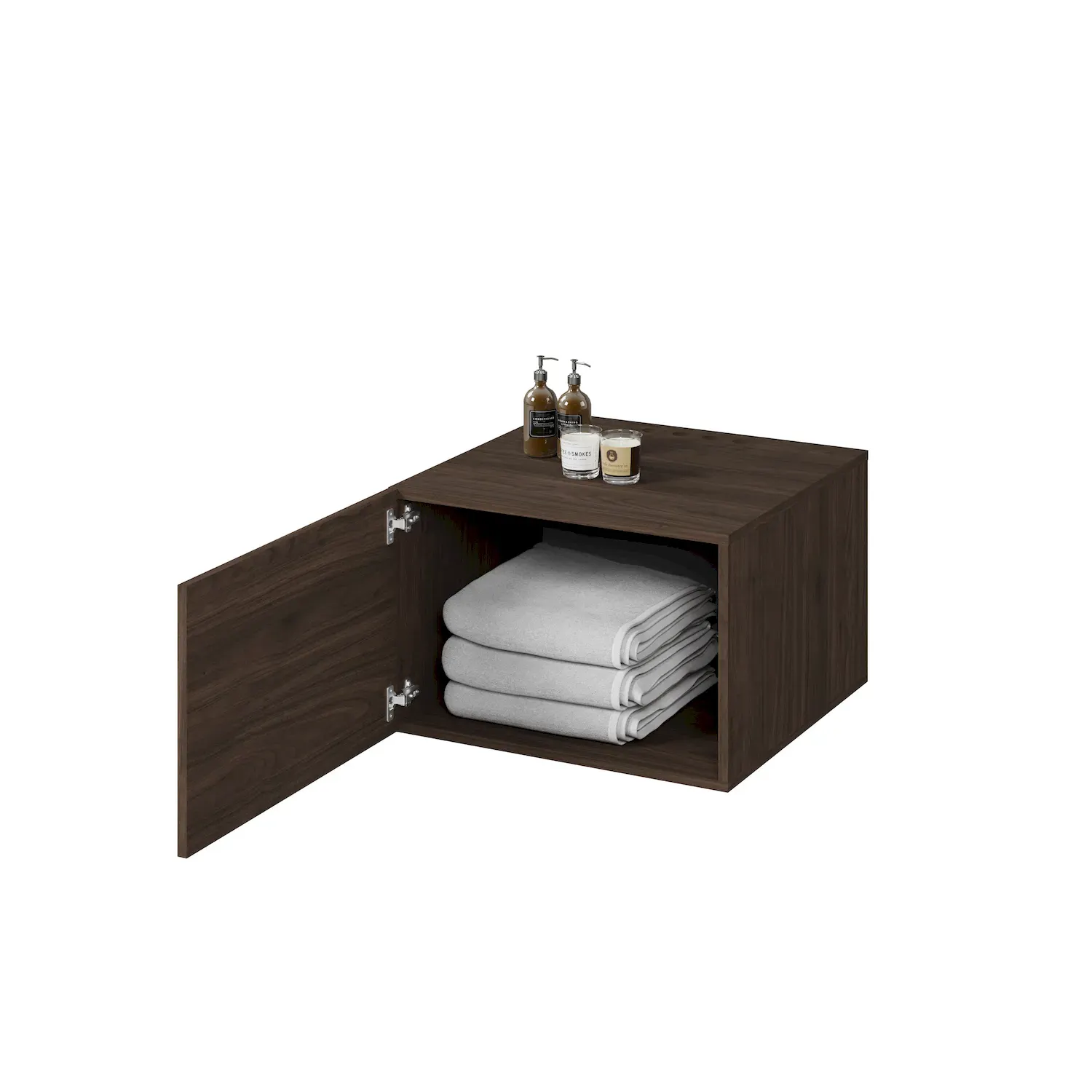 Nadstawka do zabudowy AZA 1-drzwiowa orzech - 30OVME08