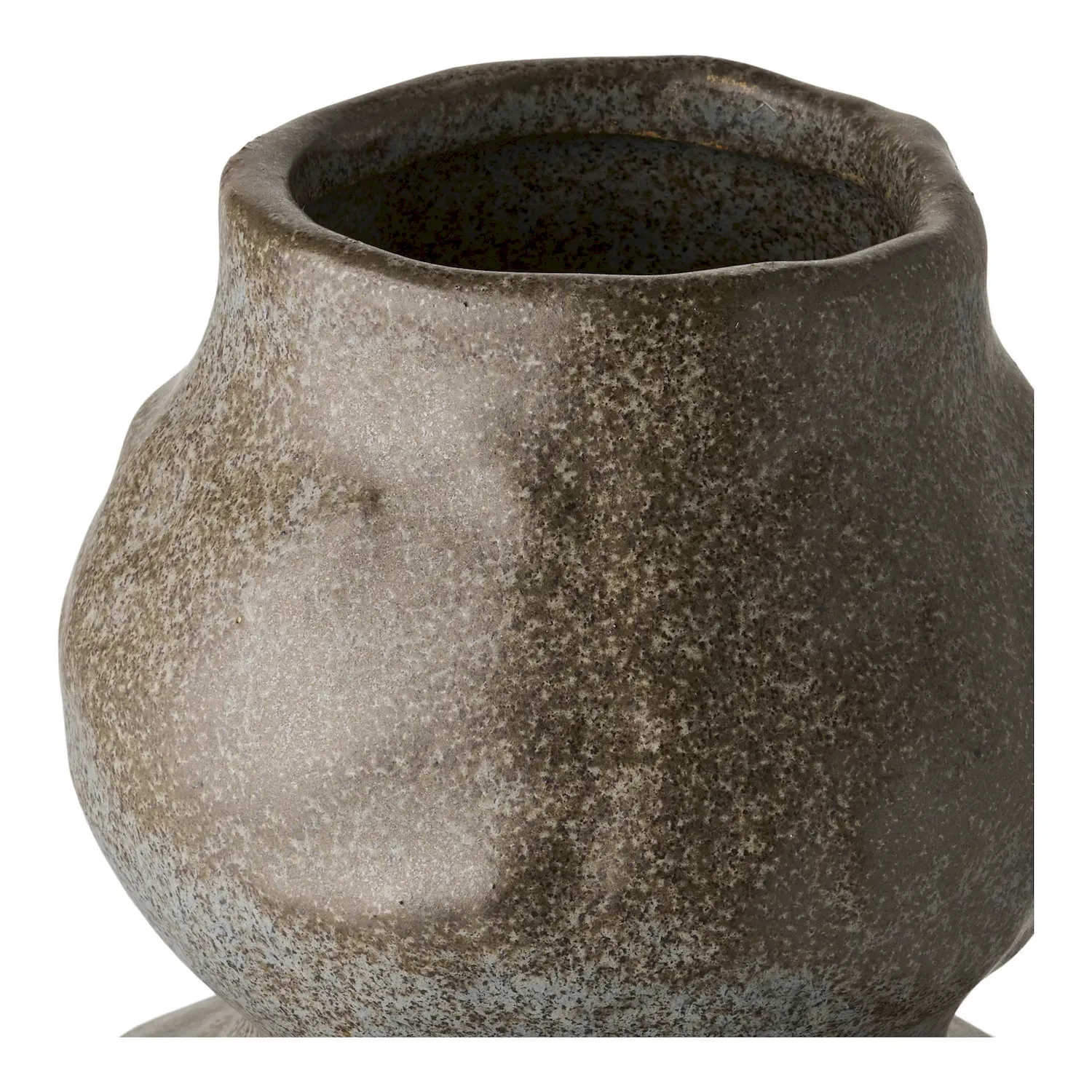 Wazon ceramiczny VASE 14,5x33,5 cm ciemnoszary - 4441802