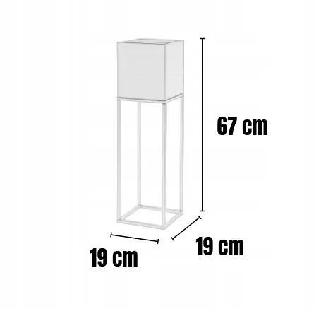 DONICZKA-osłonka na donice metalowa LORIENT M niebieska - LD_TZ000080
