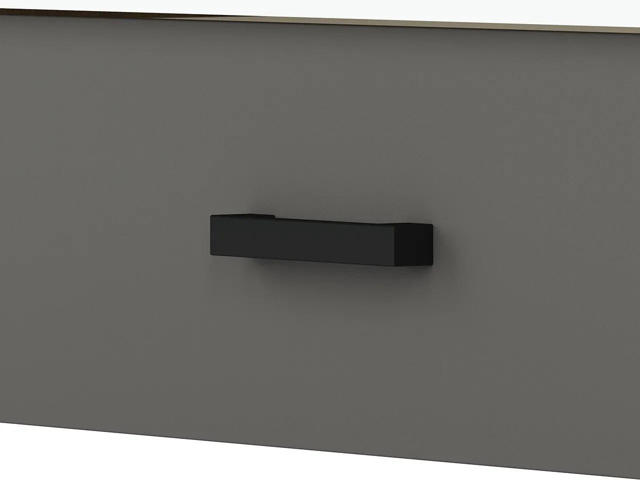 Łóżko FINI 09 młodzieżowe ze stelażem 90x200 biały, antracyt, dąb artisan - 1FINI09-001