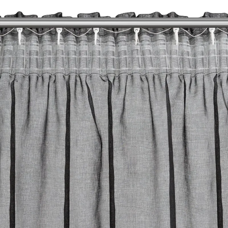 FIRANA GOTOWA CARLI NA TAŚMIE 140 X 250 CM CZARNY — zdjęcie 8