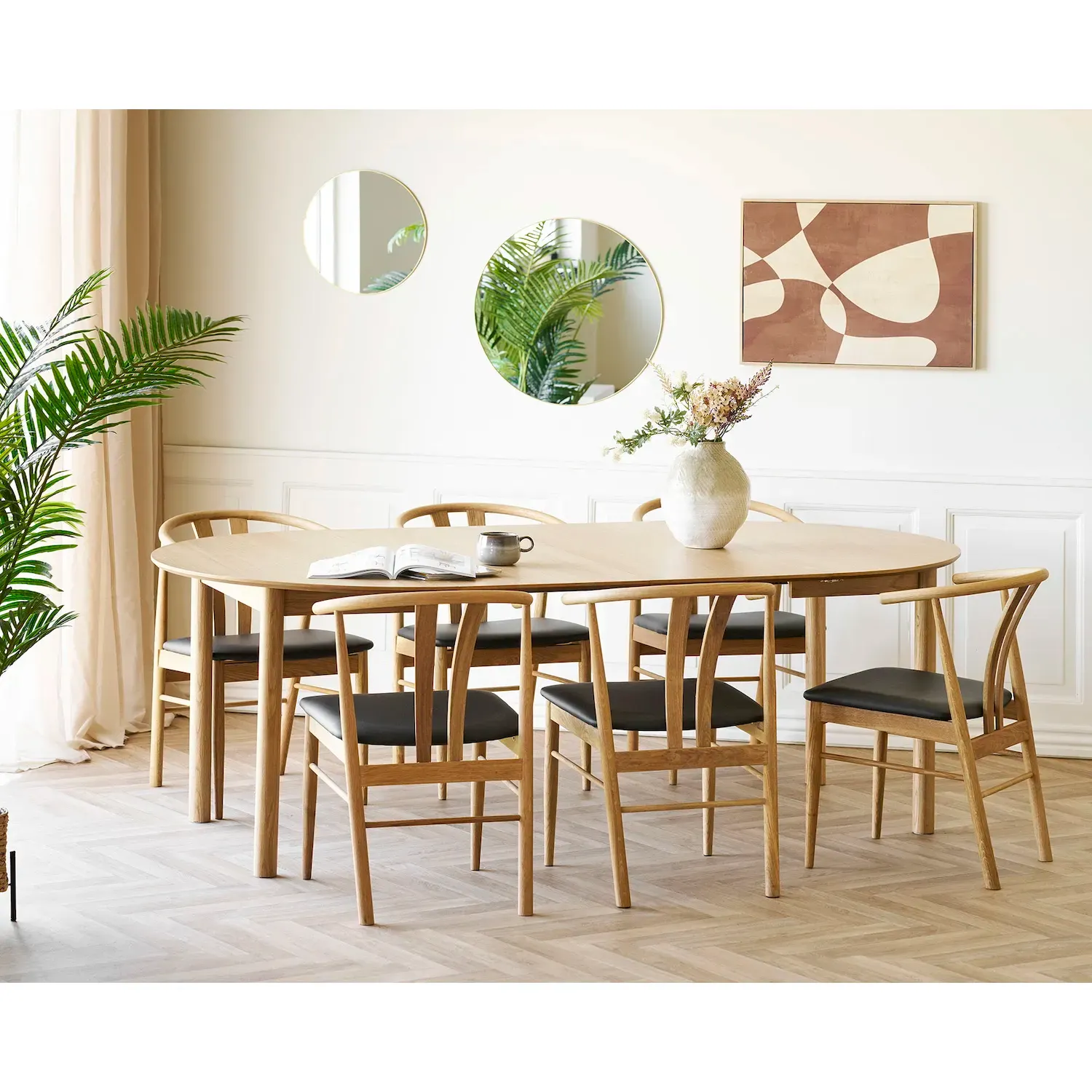 Stół drewniany rozkładany BUNDABERG 120cm (170-220)x5 cm naturalny - 2202020