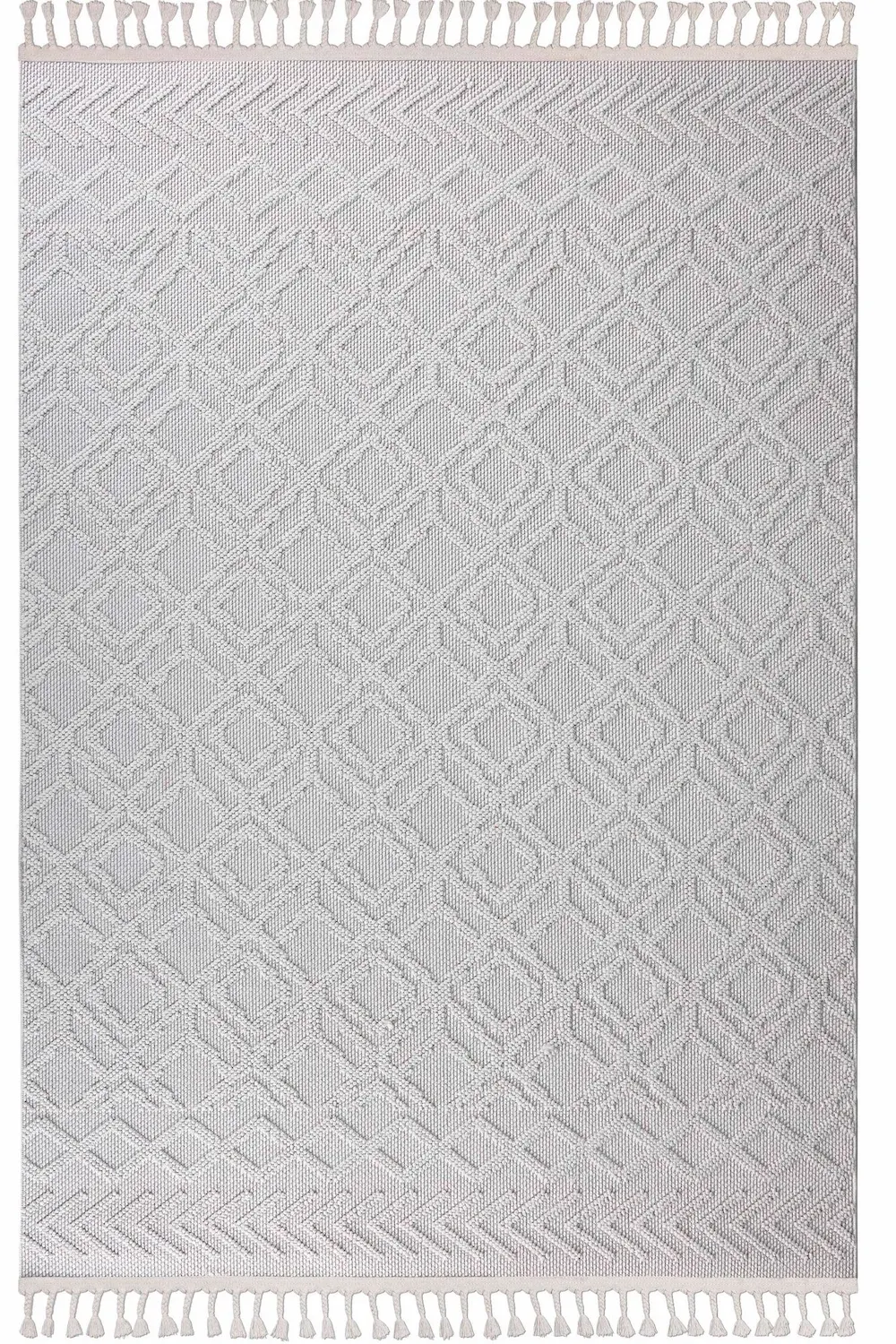 Dywan 160 x 230 POLKA biały