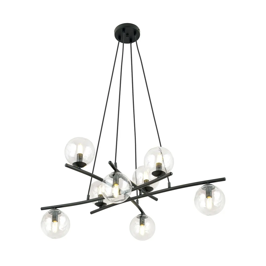 Lampa wisząca ESSA Czarny 1202/8 Lampa wisząca ESSA Czarny 1202/8