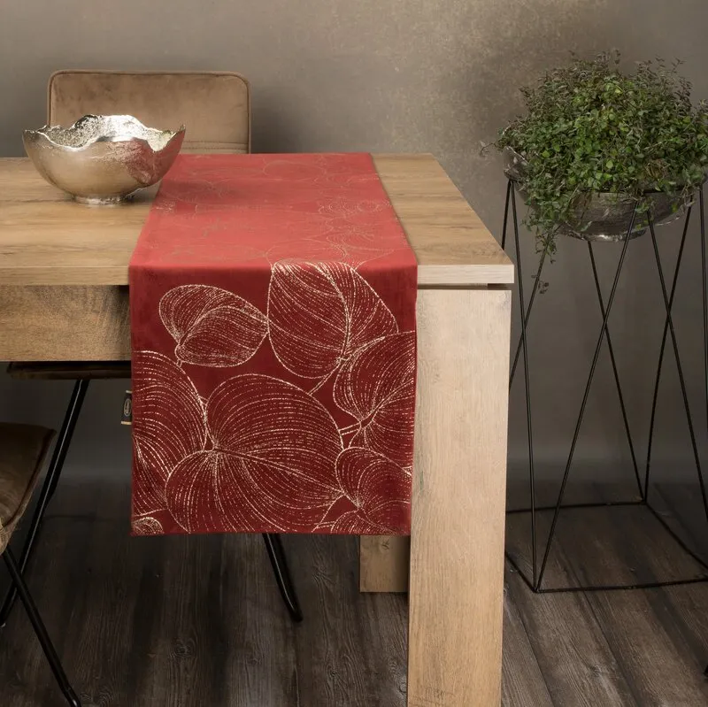 OBRUS BLINK 16 35 X 220 CM CEGLASTY