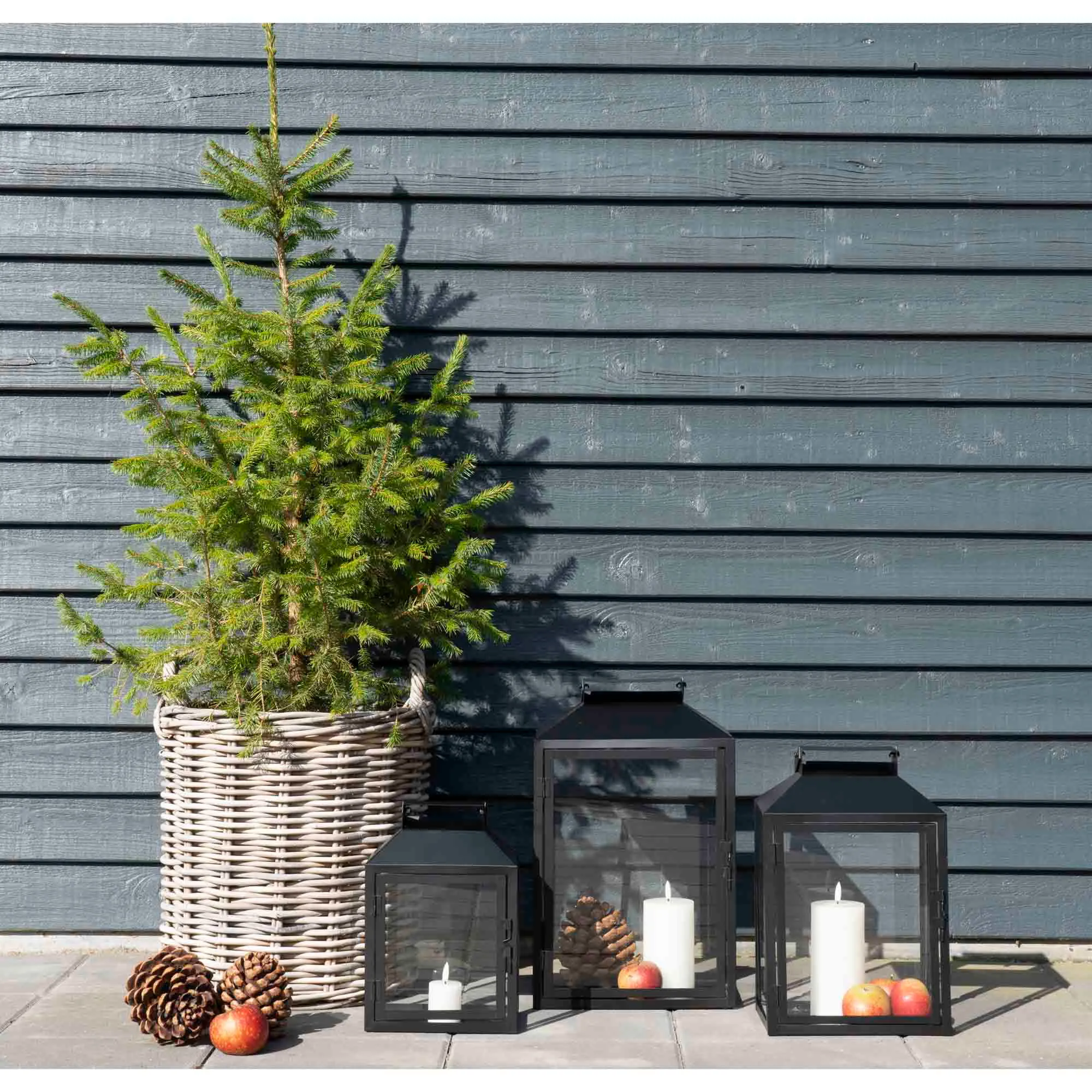 Kosze rattanowe INDO zestaw 2 sztuk naturalny - 4401100