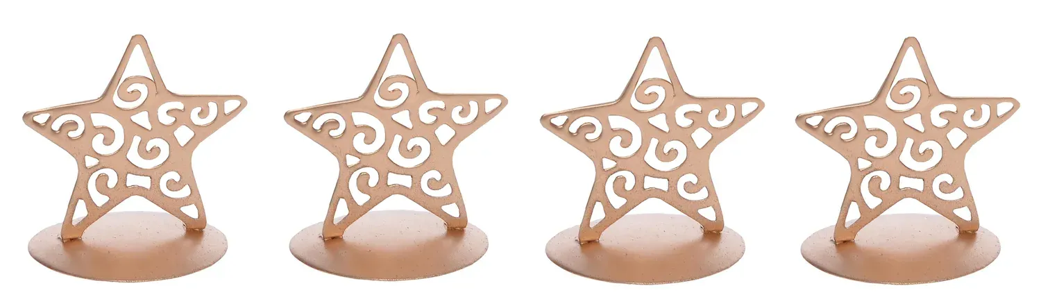 Komplet 4 wizytowników metalowych 6121 Komplet 4 wizytowników metalowych 6121