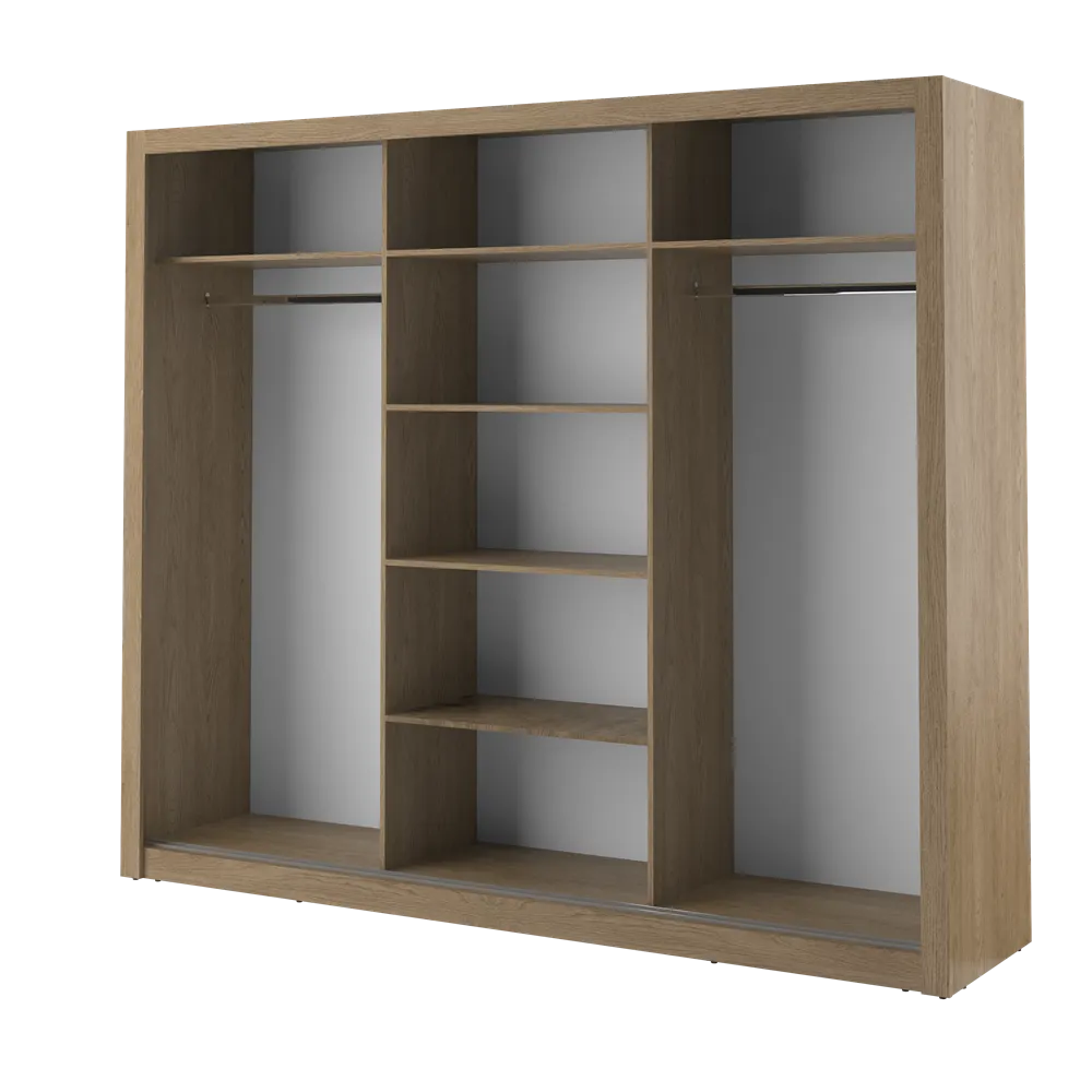 Szafa 3-drzwiowa ARTI AR-02 250cm dąb shetland - AR2DH