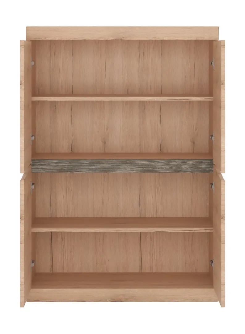 KOMODA WYSOKA 4-drzwiowa SUMMER TYP 31 Dąb Sanremo jasny, Arusha - 6003005000356