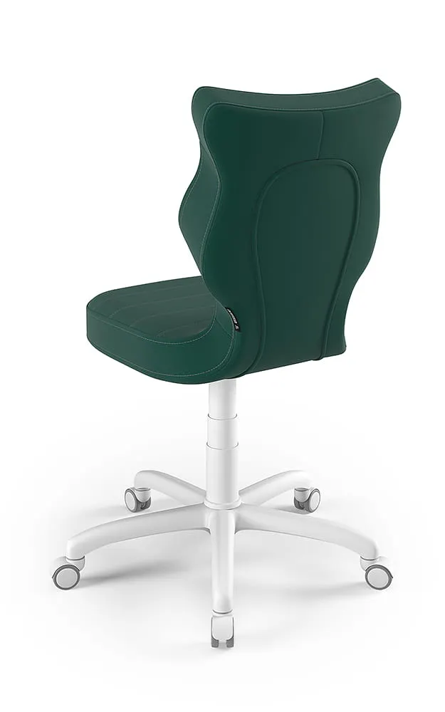 Krzesło młodzieżowe Petit Biały Velvet 05 rozmiar 5 - NA-A-5-A-A-VT05