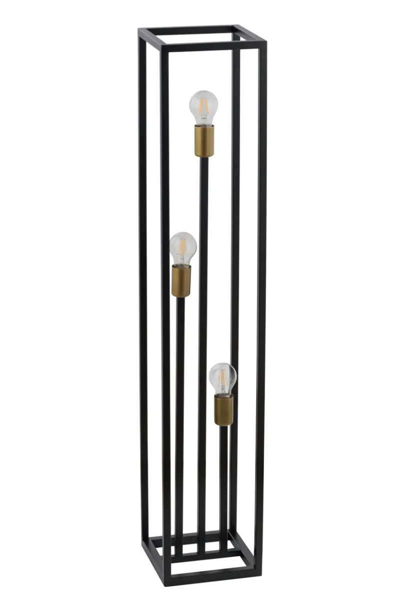 Lampa podłogowa VIGO czarno-złota