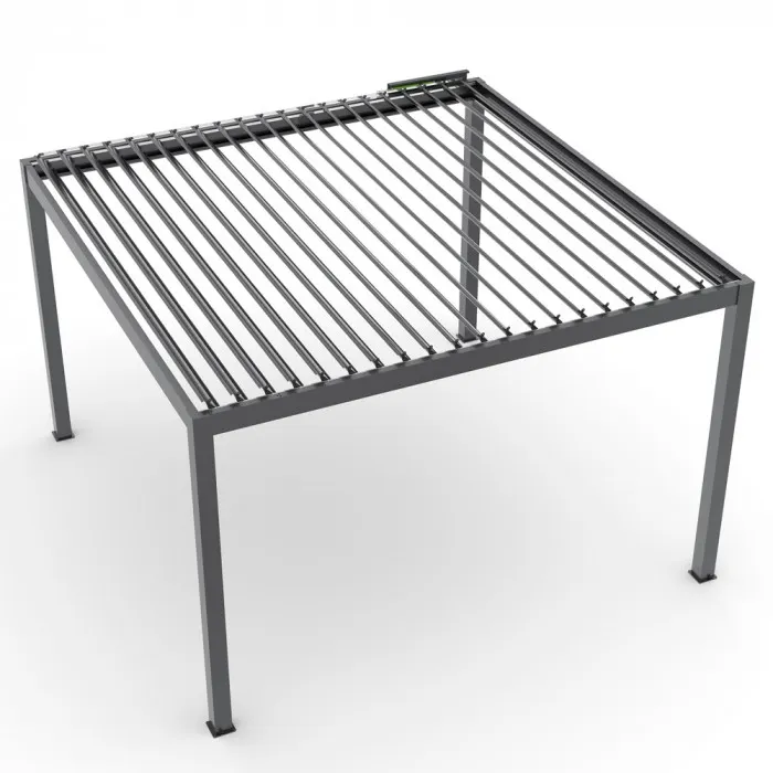 Pergola elektryczna LUXE 4x4m antracyt z LED - MI_5905610251499