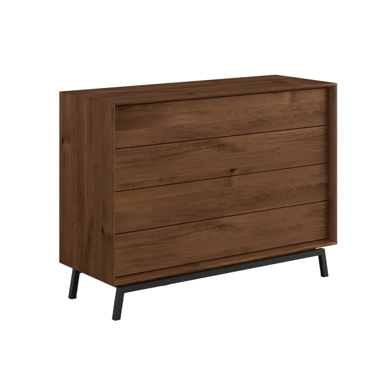 Komoda MODERN LOFT z 4 szufladami - tabacco Szafka, Meble, Szuflada, Komoda, Łóżeczko