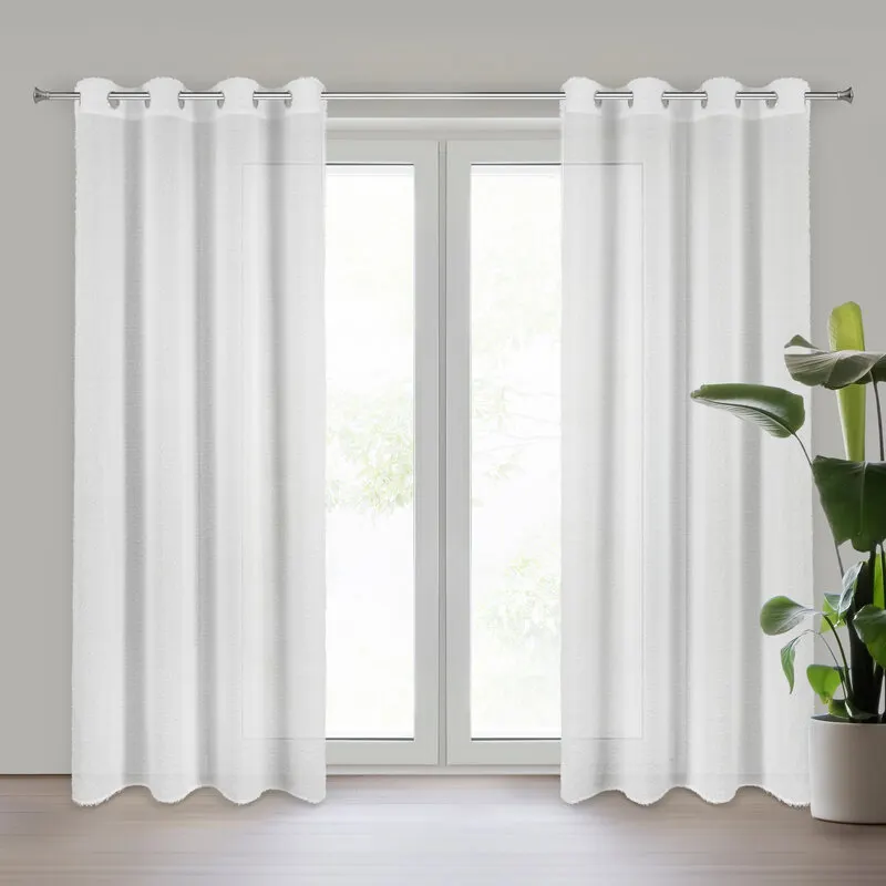 ZASŁONA GOTOWA AGIS 140 X 250 CM BIAŁY ZASŁONA GOTOWA AGIS 140 X 250 CM BIAŁY