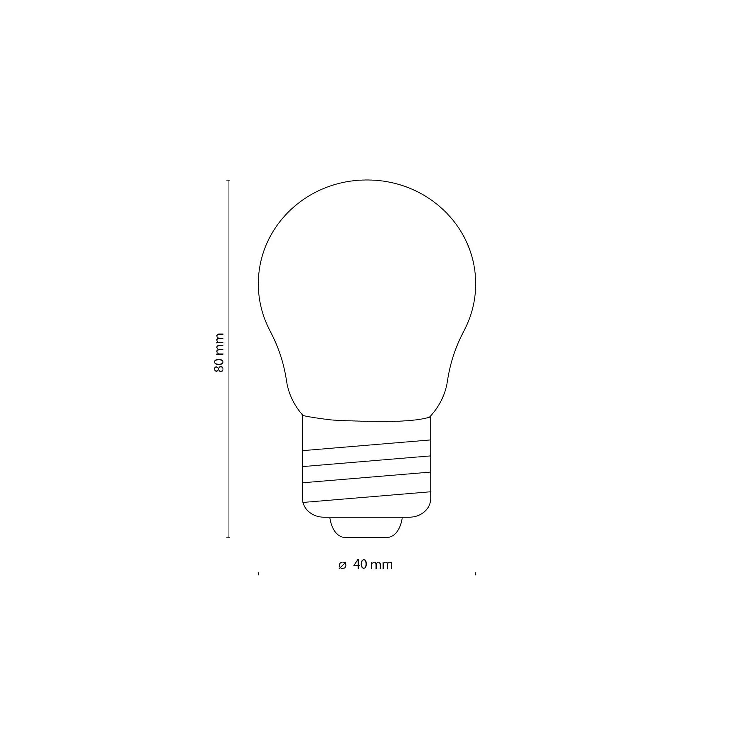 Żarówka Clear P 45 4,5 W - TK_3573