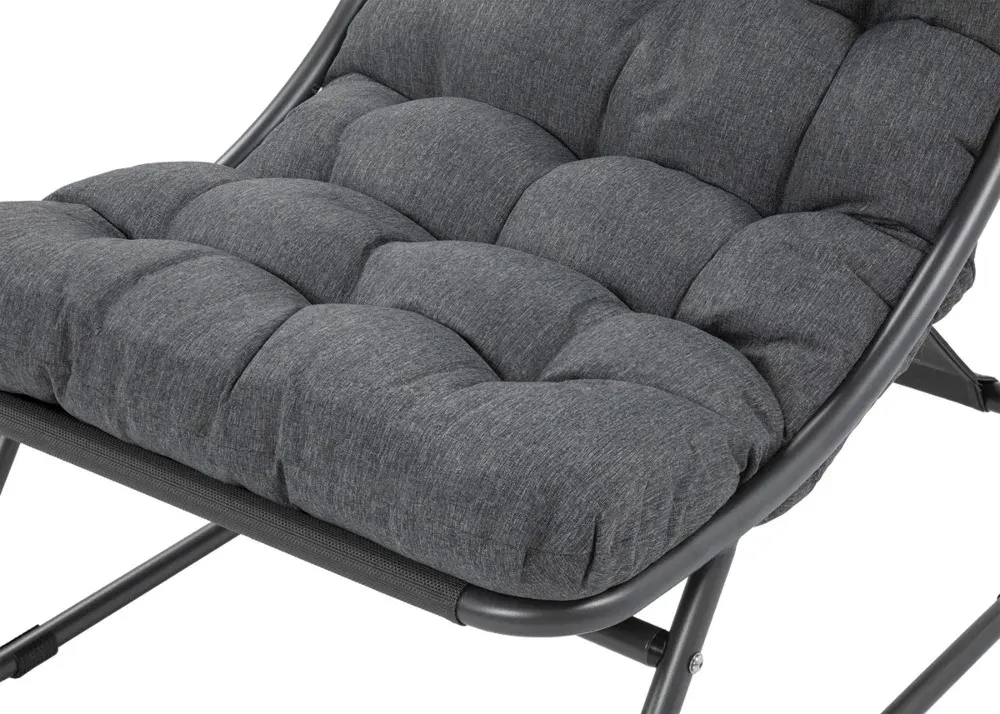 Zestaw mebli ogrodowych VISTA CAFFE 4-set stalowy ciemnoszary - FG005748