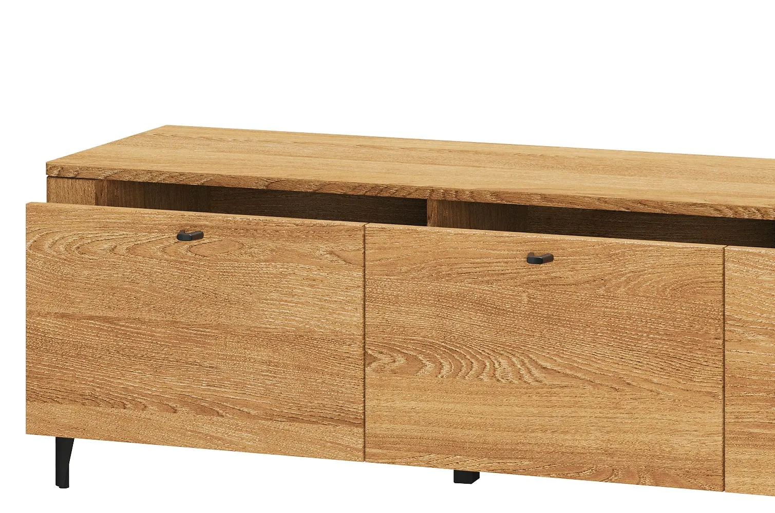 Szafka TV z 3 szufladami PORTO 25 - dąb złoty - TH-100-1611