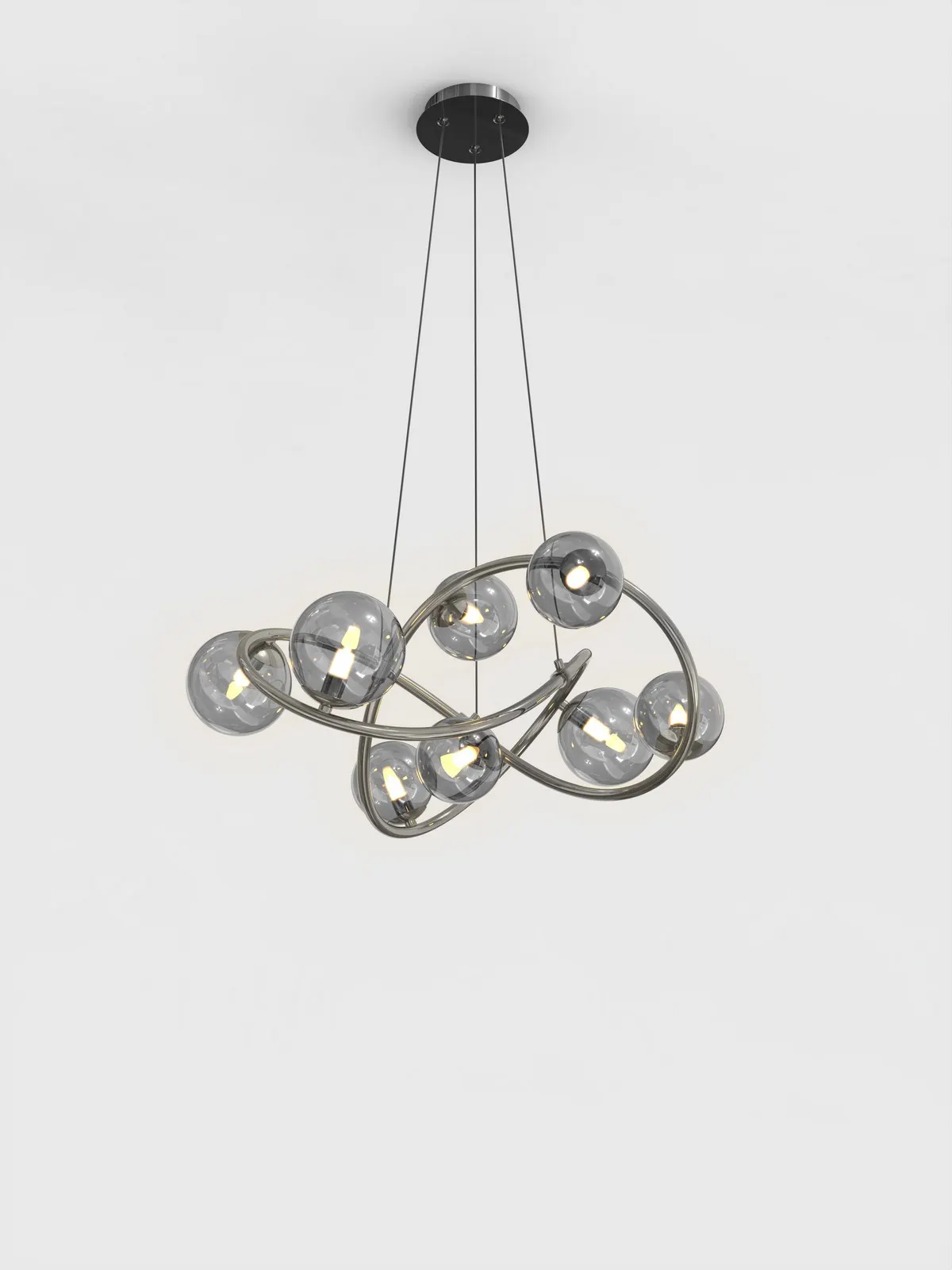NANCY - Lampa wisząca 8-pł. — zdjęcie 2