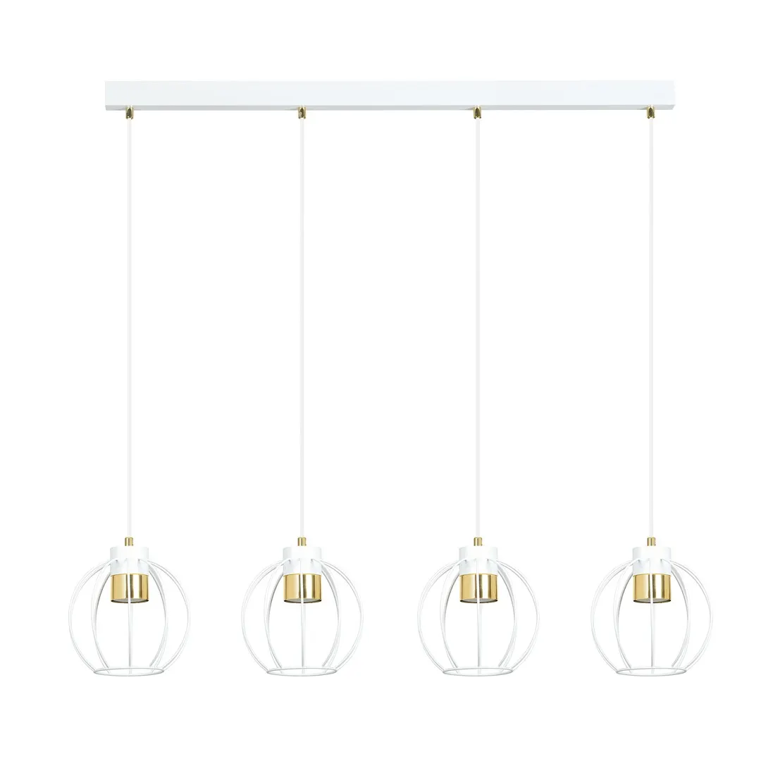 Lampa wisząca AJAX Czarny/Złoty 1224/4 - 1224/4