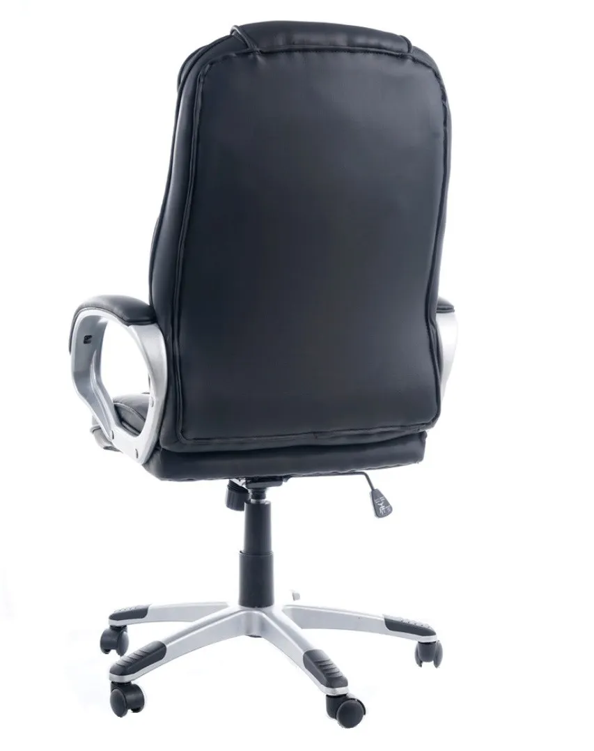 Fotel obrotowy Q-031 czarny ekoskóra Signal - OBRQ031C